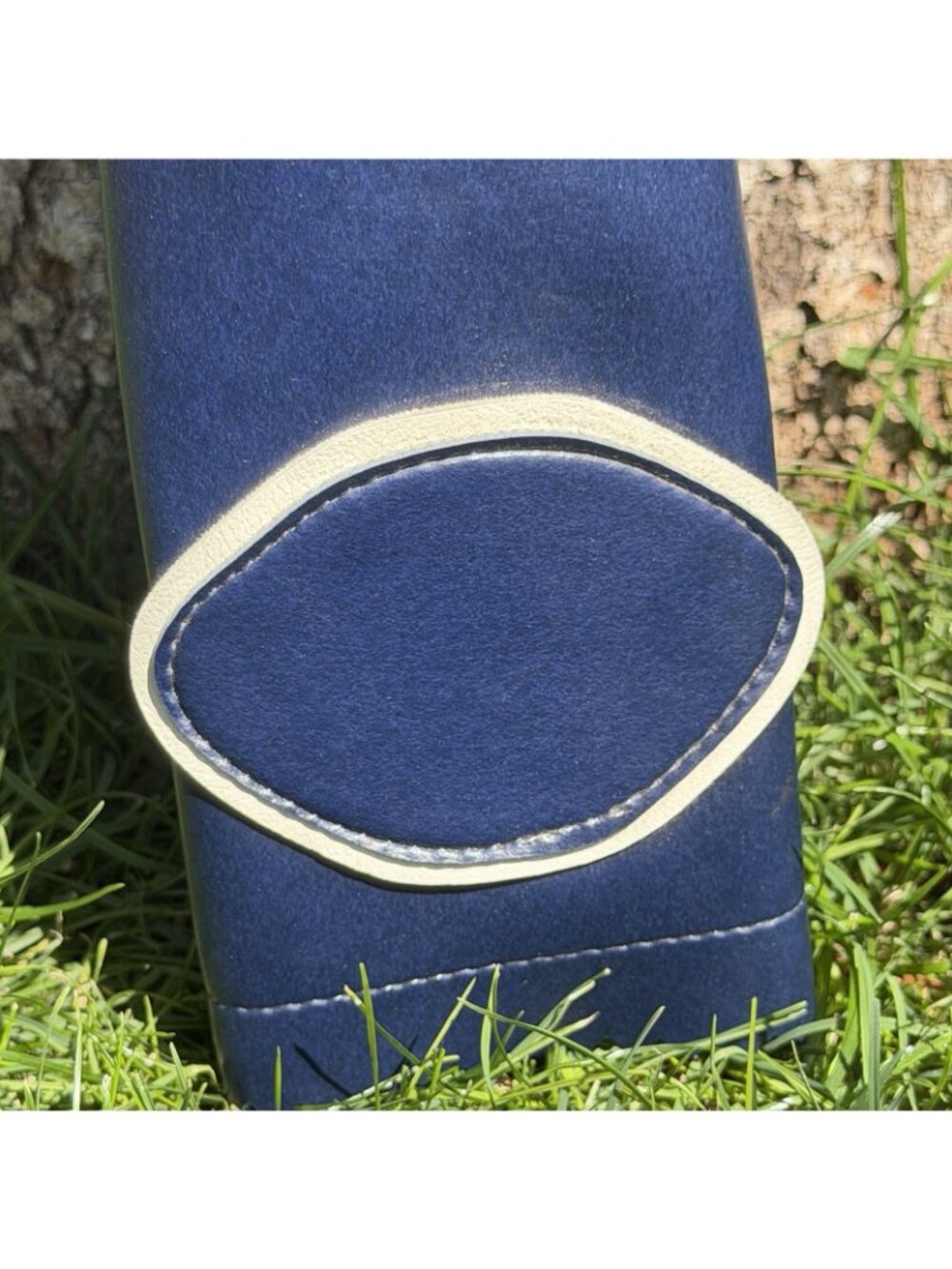 Vintage #4 Golf Club Head Cover Navy Blue White Vinyl Fairway Wood Retro - Picture 3 of 10